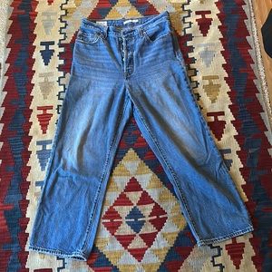 Levi’s ribcage jeans cropped